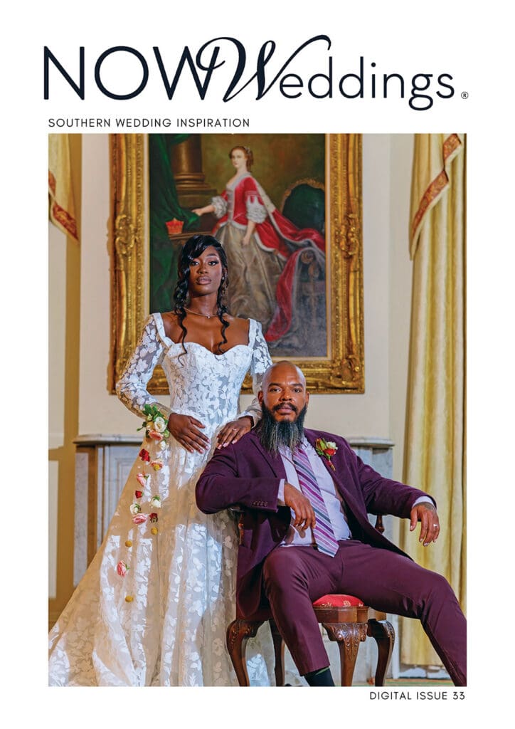 Official cover of NOW Weddings Digital Issue 33, October 2026, featuring LAMOR&CO on page 38