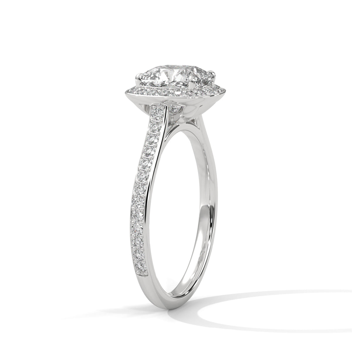 The Diana 2.42 CTW Cushion-Cut Lab-Grown Diamond Ring detail image