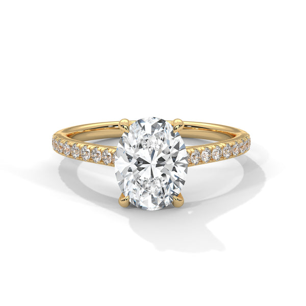The Isabelle — 2.00 CT Oval Lab-Grown Diamond Engagement Ring