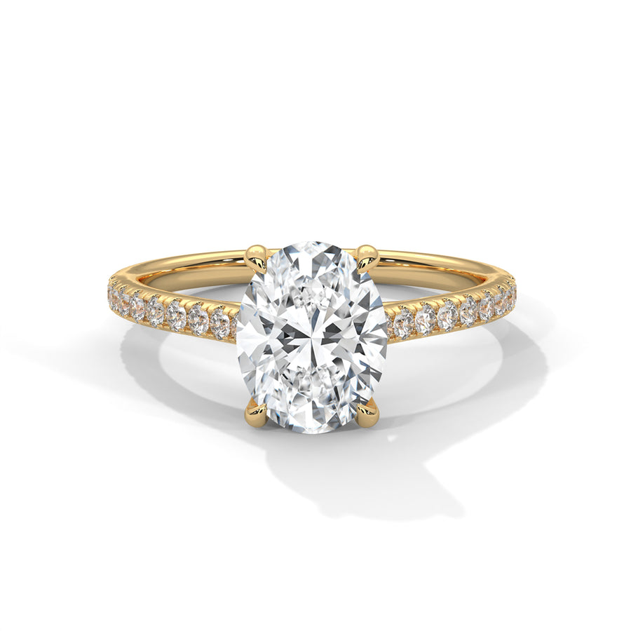 The Isabelle 2 CT Oval Lab-Grown Diamond Engagement Ring product image