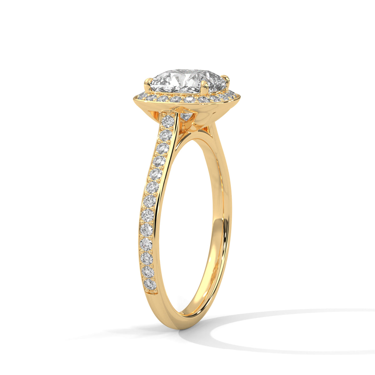 The Diana 2.42 CTW Cushion-Cut Lab-Grown Diamond Ring detail image