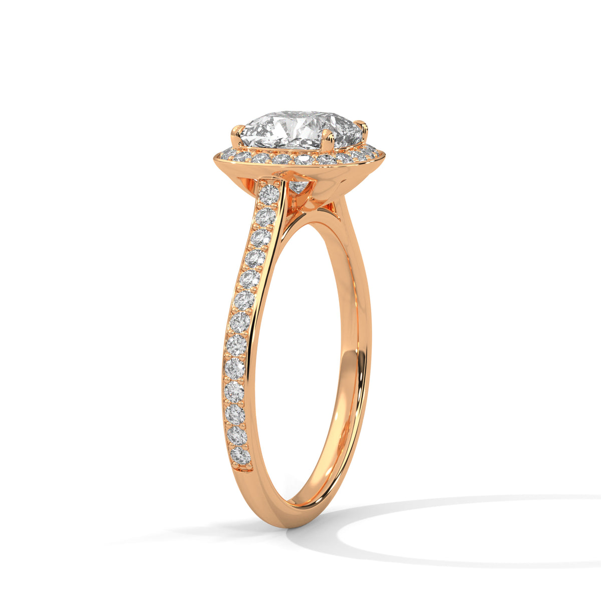 The Diana 2.42 CTW Cushion-Cut Lab-Grown Diamond Ring detail image