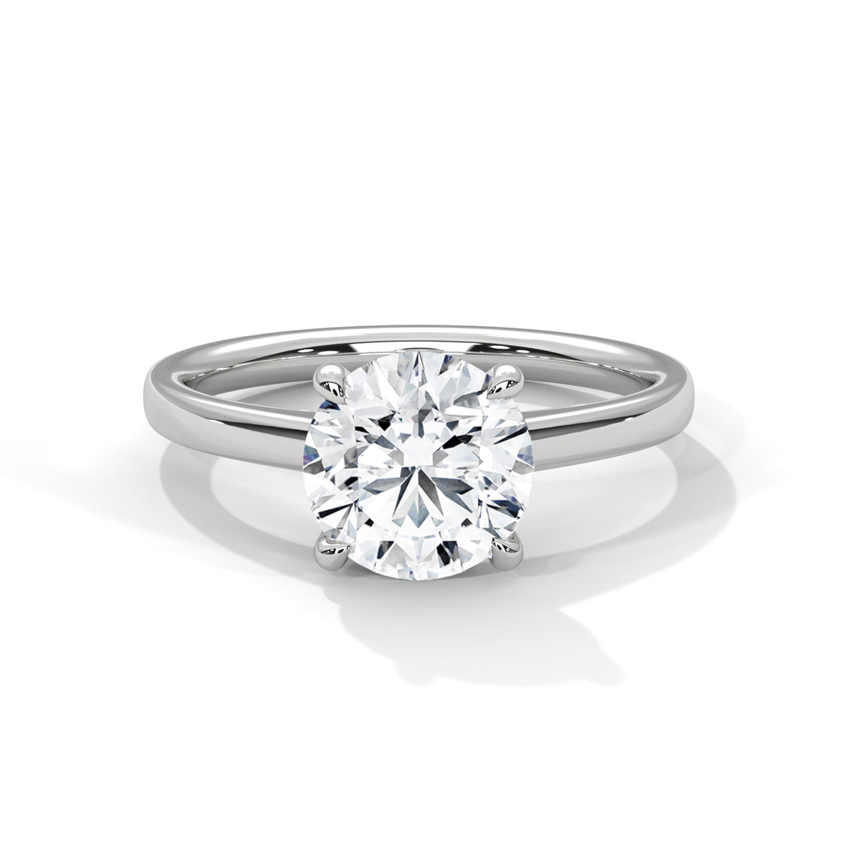 The Sophia 2 CT Round Lab-Grown Diamond Solitaire Ring detail image