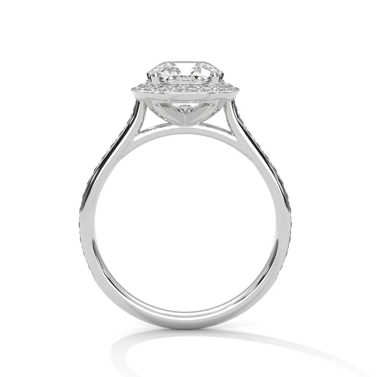 The Diana 2.42 CTW Cushion-Cut Lab-Grown Diamond Ring detail image