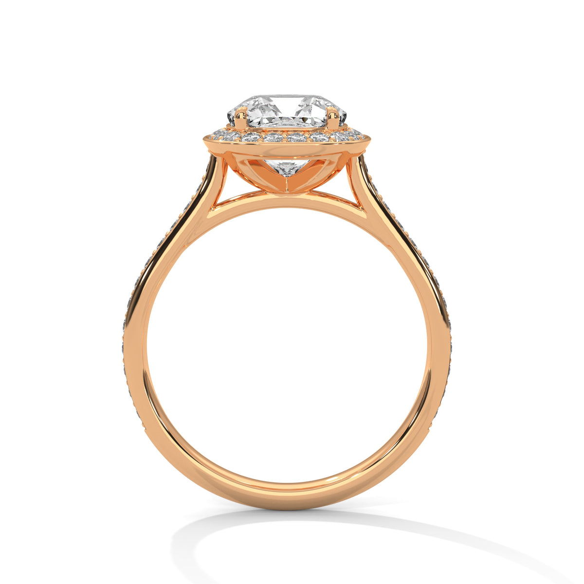 The Diana 2.42 CTW Cushion-Cut Lab-Grown Diamond Ring detail image