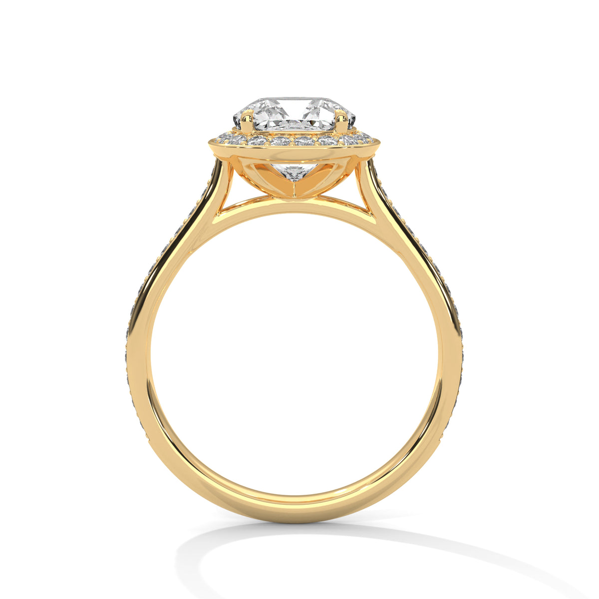 The Diana 2.42 CTW Cushion-Cut Lab-Grown Diamond Ring detail image