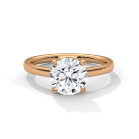 The Sophia 2 CT Round Lab-Grown Diamond Solitaire Ring detail image