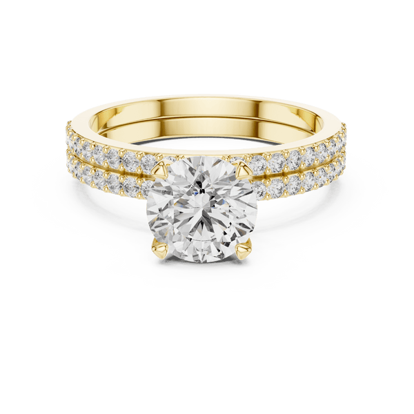 The Charlotte — Approx. 1.90 CTW Lab-Grown Diamond Bridal Set