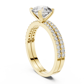The Charlotte 1.87 CTW Lab-Grown Diamond Bridal Set detail image