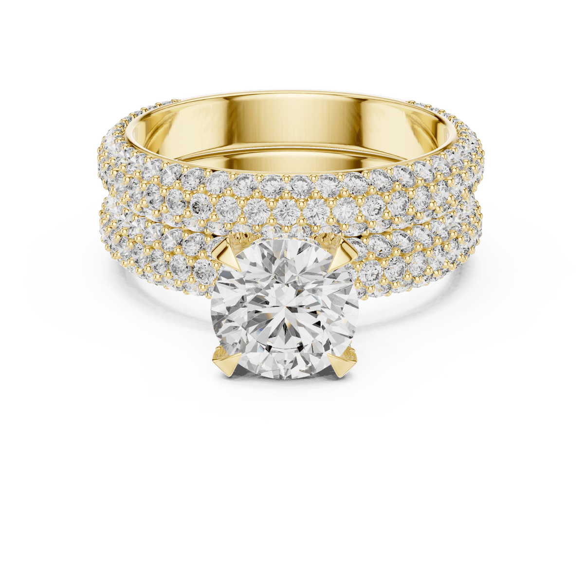The Elizabeth 3.57 CTW Lab-Grown Diamond Bridal Set product image
