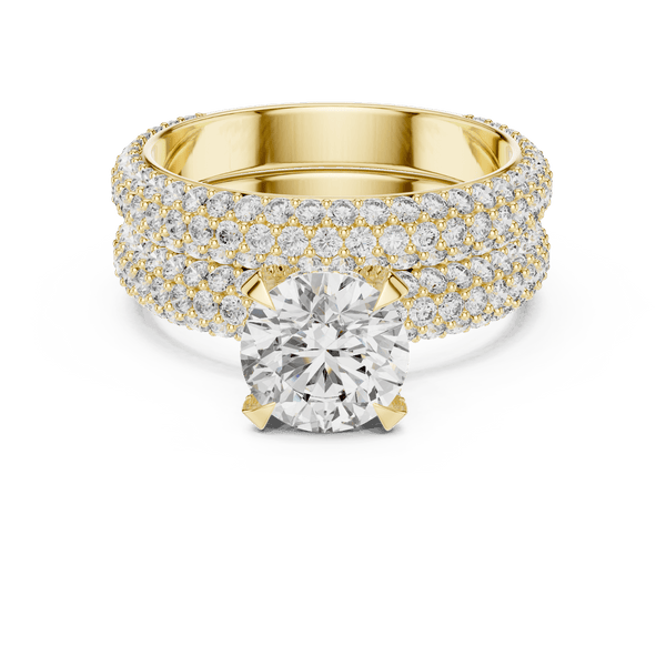 The Elizabeth — 3.57 CTW Lab-Grown Diamond Bridal Set