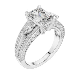 The Cleo — 3.096 CTW Lab-Grown Diamond Ring - Lamor&Co