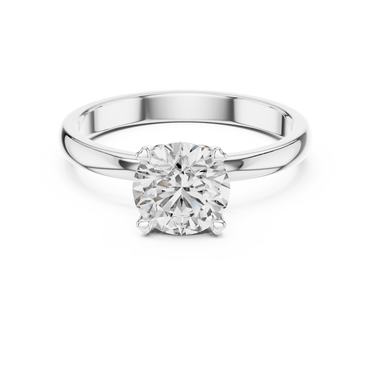 The Cecilia 1 carat lab grown diamond engagement ring in rose gold