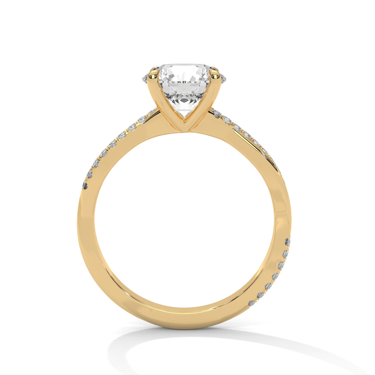 The Sarah 2.32 CTW Round Lab-Grown Diamond Ring detail image