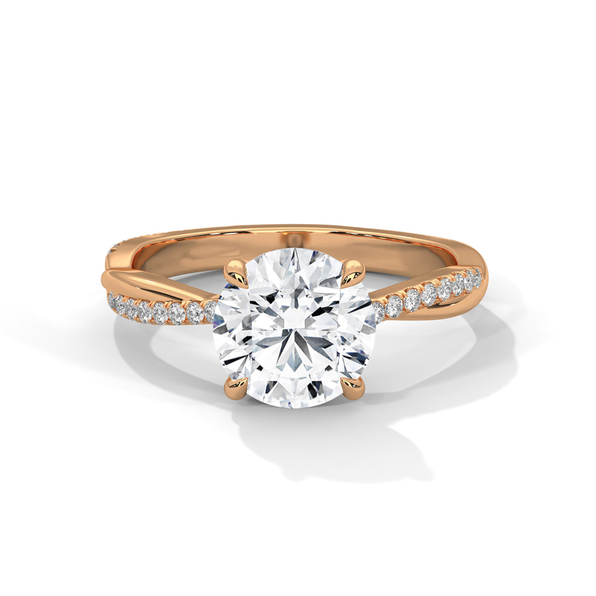 The Sarah 2.32 CTW Round Lab-Grown Diamond Ring detail image