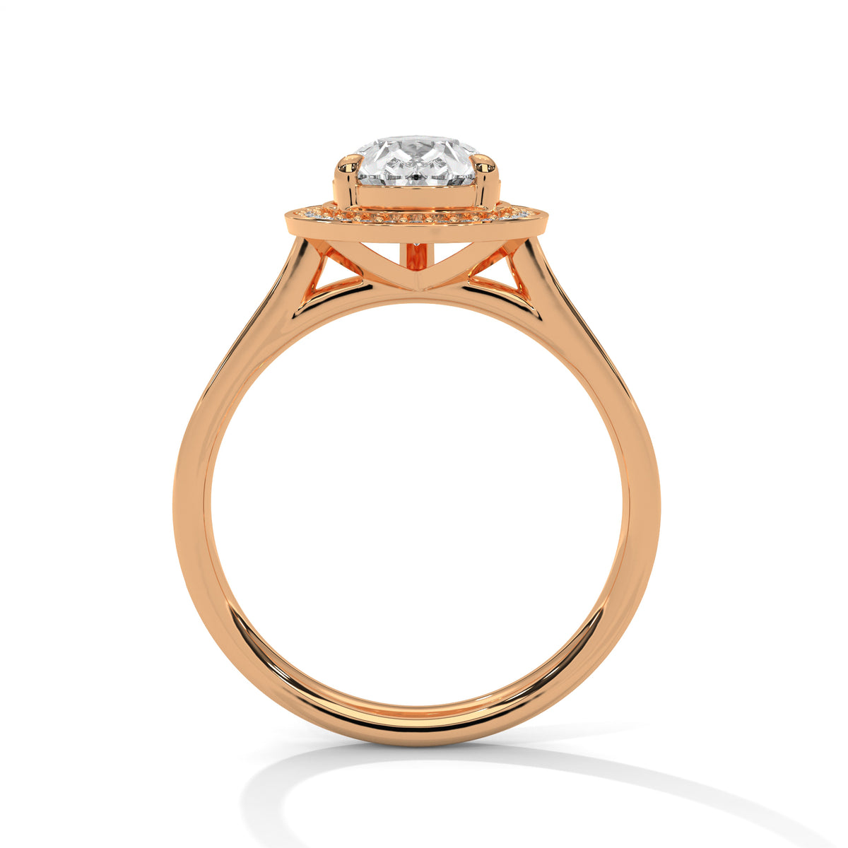 The Aurore 2 CT Pear-Cut Lab-Grown Diamond Ring detail image