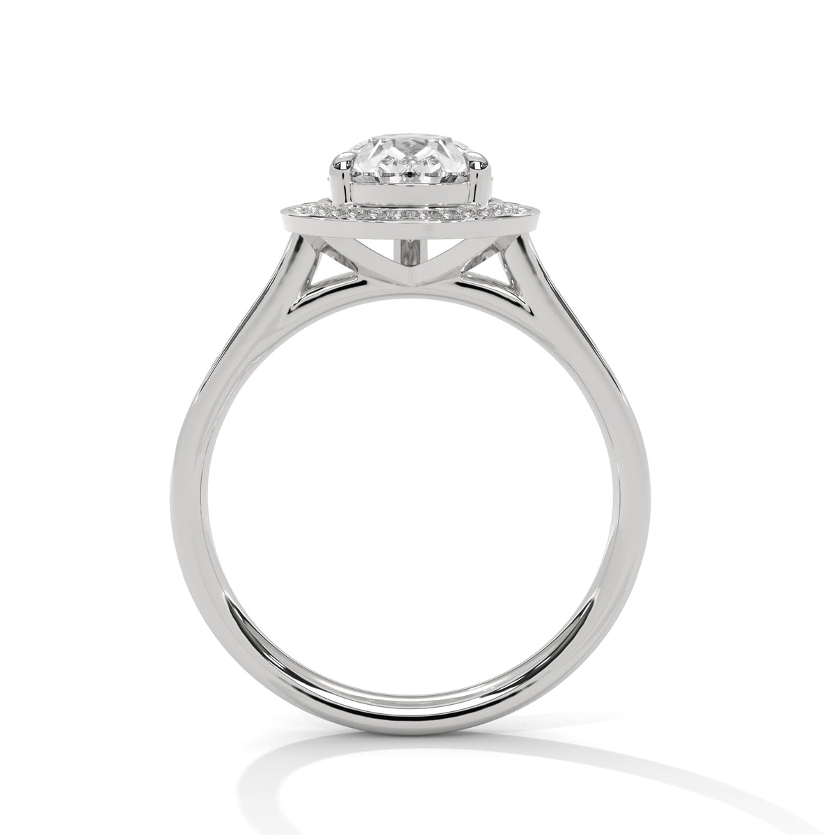 The Aurore 2 CT Pear-Cut Lab-Grown Diamond Ring detail image