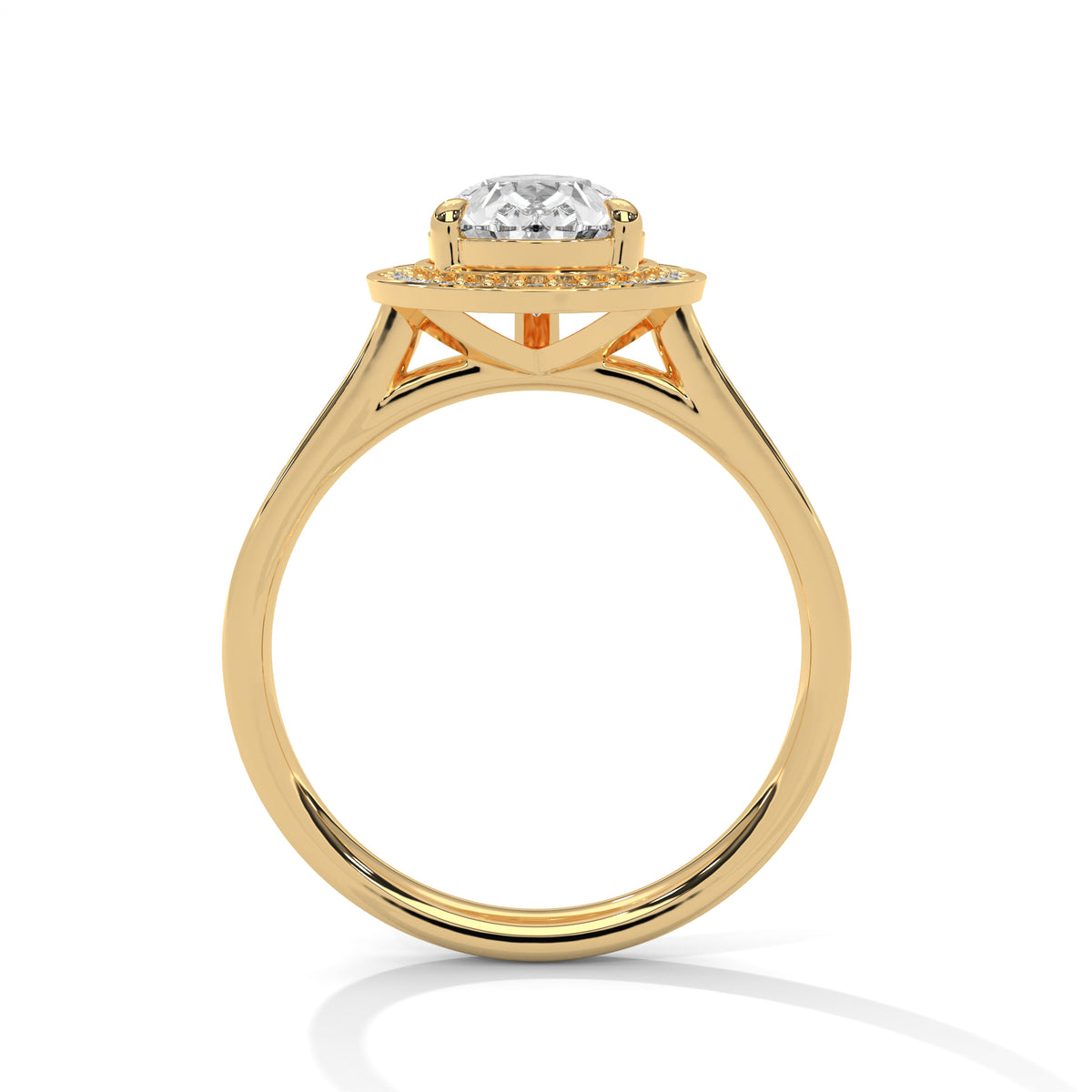 The Aurore 2 CT Pear-Cut Lab-Grown Diamond Ring detail image