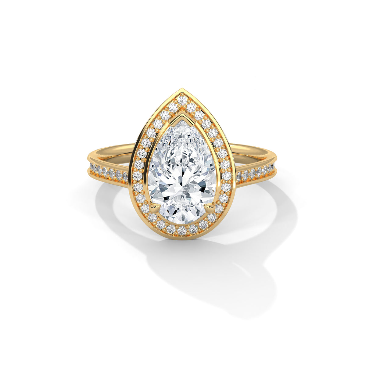 The Aurore 2 CT Pear-Cut Lab-Grown Diamond Ring product image