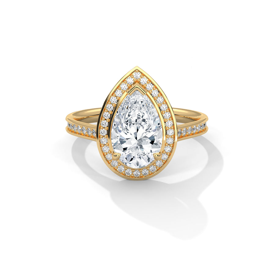 The Aurore 2 CT Pear-Cut Lab-Grown Diamond Ring product image