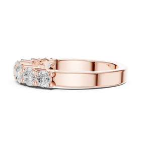 The Ella — 1.10 CTW Seven-Stone Lab-Grown Diamond Wedding Band - Lamor&Co