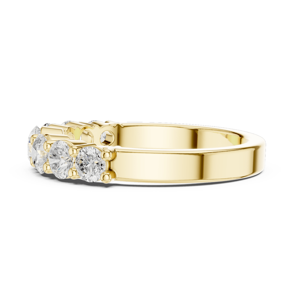 The Ella — 1.10 CTW Seven-Stone Lab-Grown Diamond Wedding Band - Lamor&Co