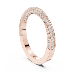 The Eve — 0.72 CTW Crossover Lab-Grown Diamond Wedding Band - Lamor&Co