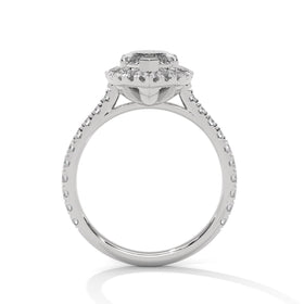 The Telma 2.72 CTW Marquise Lab-Grown Diamond Halo Ring detail image