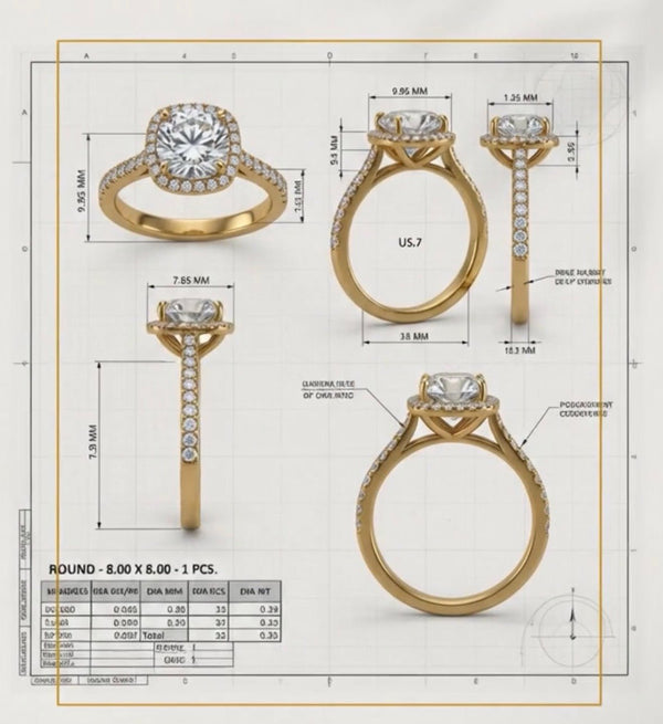Your Design Your Dream Ring — Custom Lab-Grown Diamond Engagement Ring