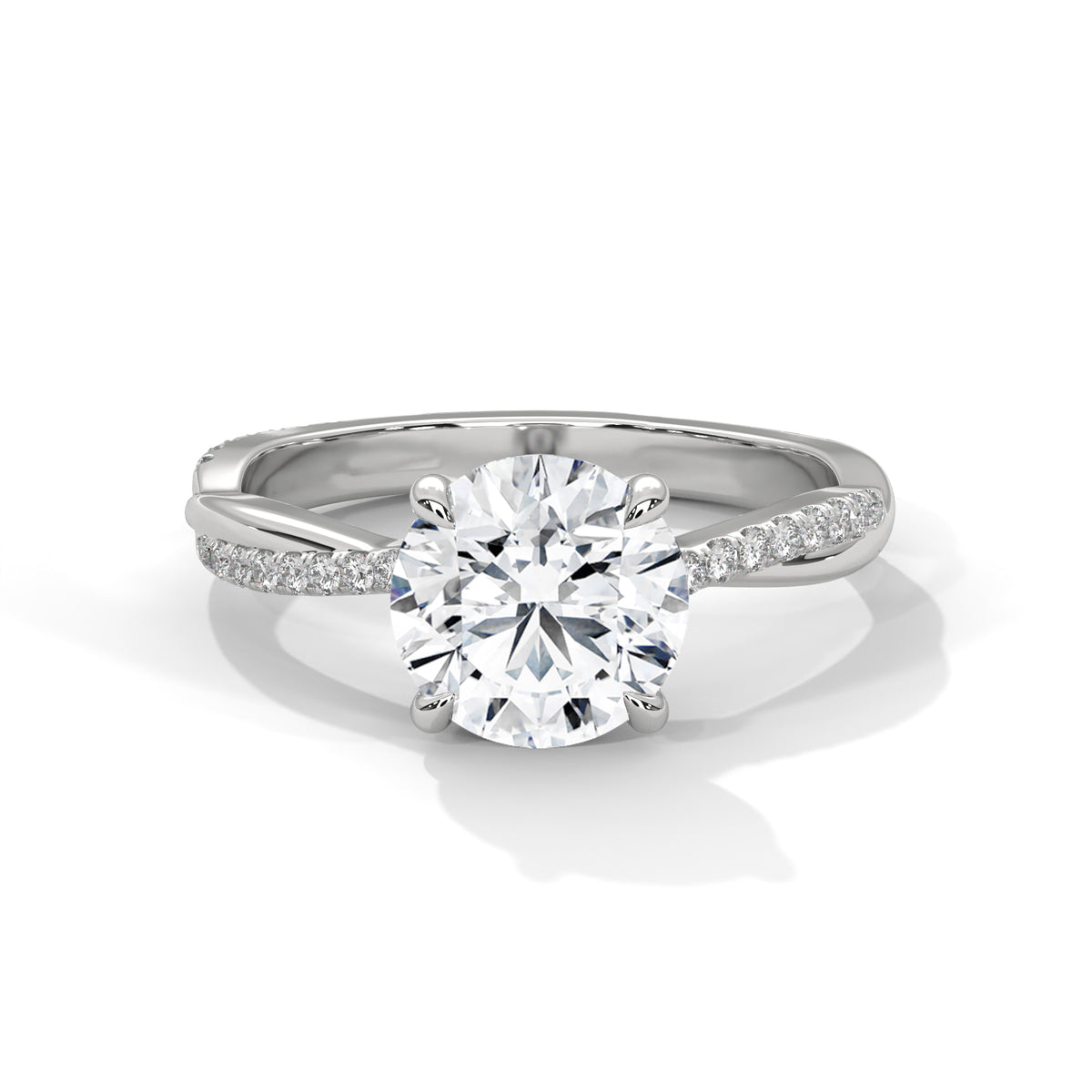 The Sarah 2.32 CTW Round Lab-Grown Diamond Ring detail image